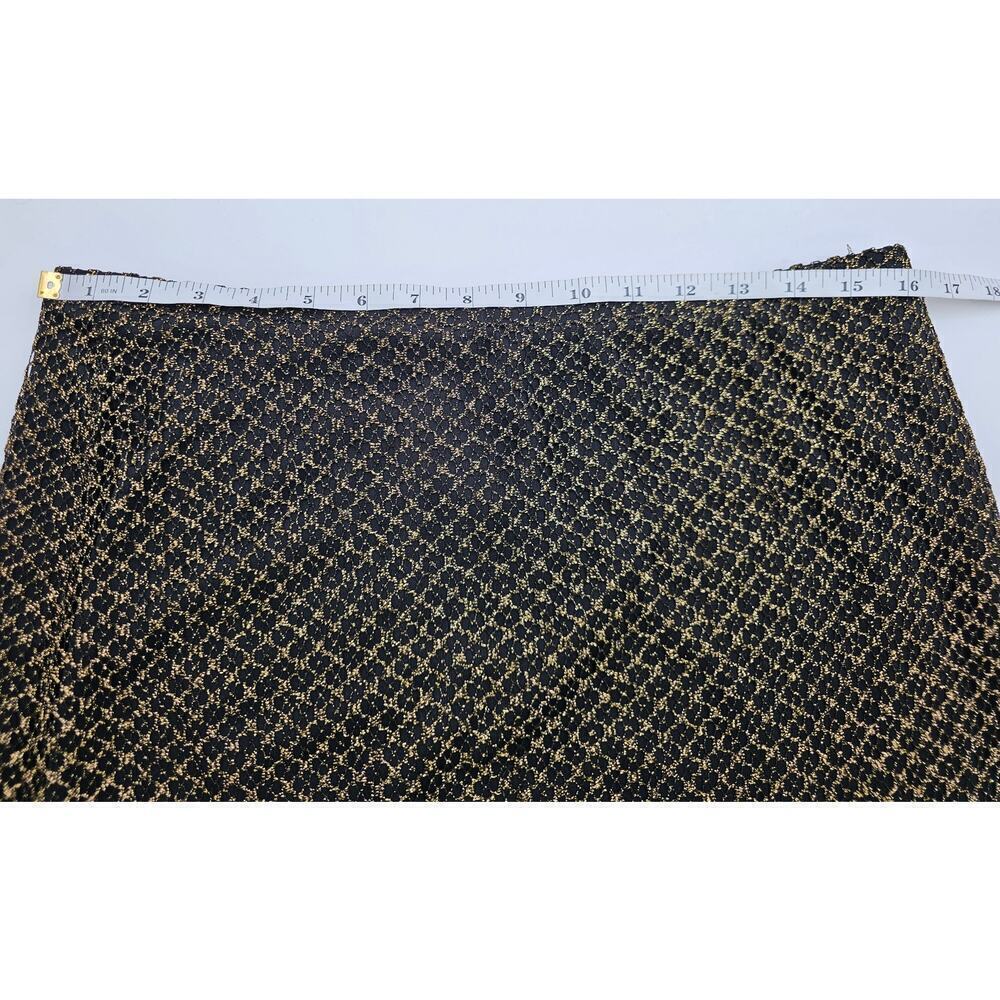 Vtg 90s/Y2K Express Women's L Black & Gold Low Rise Skirt NWT NOS - Picture 5 of 6